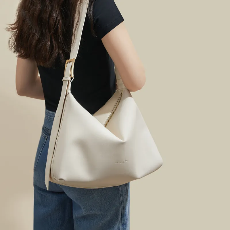 RED DRAGONFLY Cow Leather Tote Bag Shopping Bag Handbag Large Size Women's Brown/White/Black-8