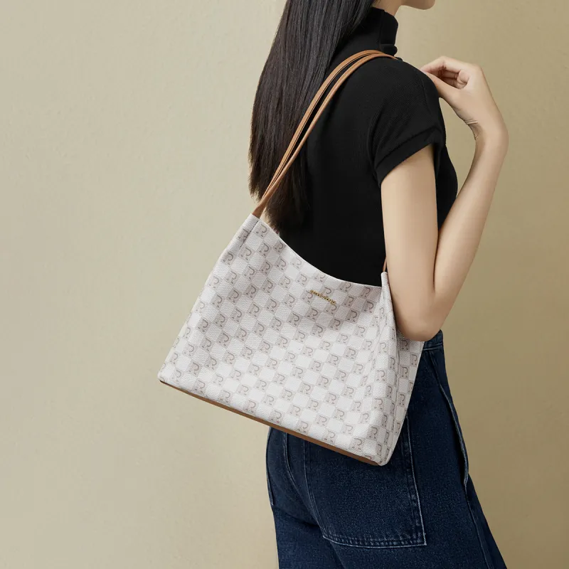 RED DRAGONFLY PVC Tote Bag Shopping Bag Shoulder Bags Regular Women's Ecru/Black-16
