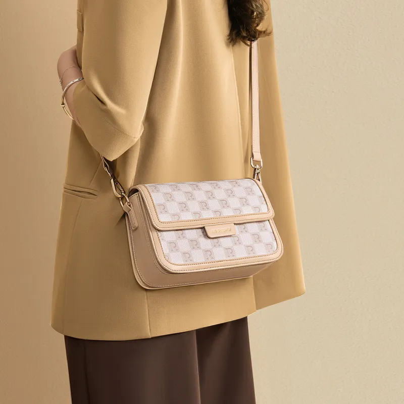 RED DRAGONFLY PVC Shoulder Bag Women's Milk Tea/Caramel-12