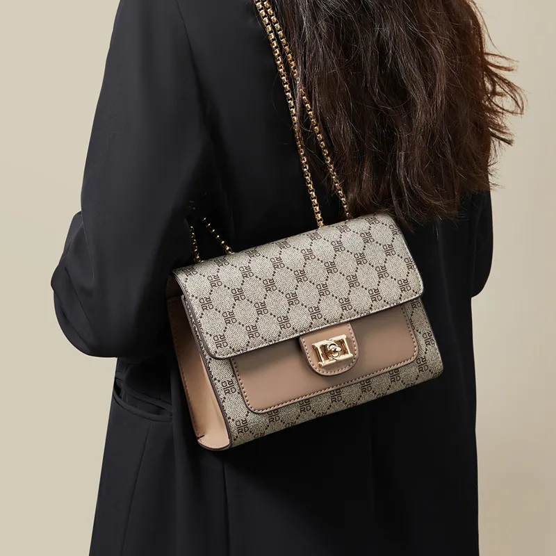RED DRAGONFLY PVC Shoulder Bag Regular Women's Coffee-6