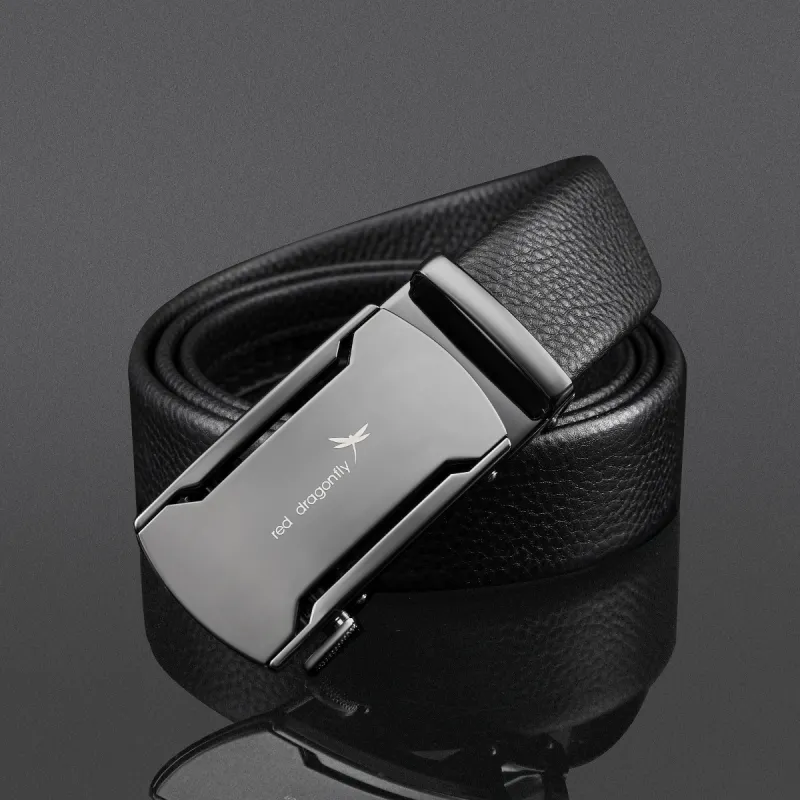 RED DRAGONFLY Cow Leather Belts Men's Width 3.5CM-2