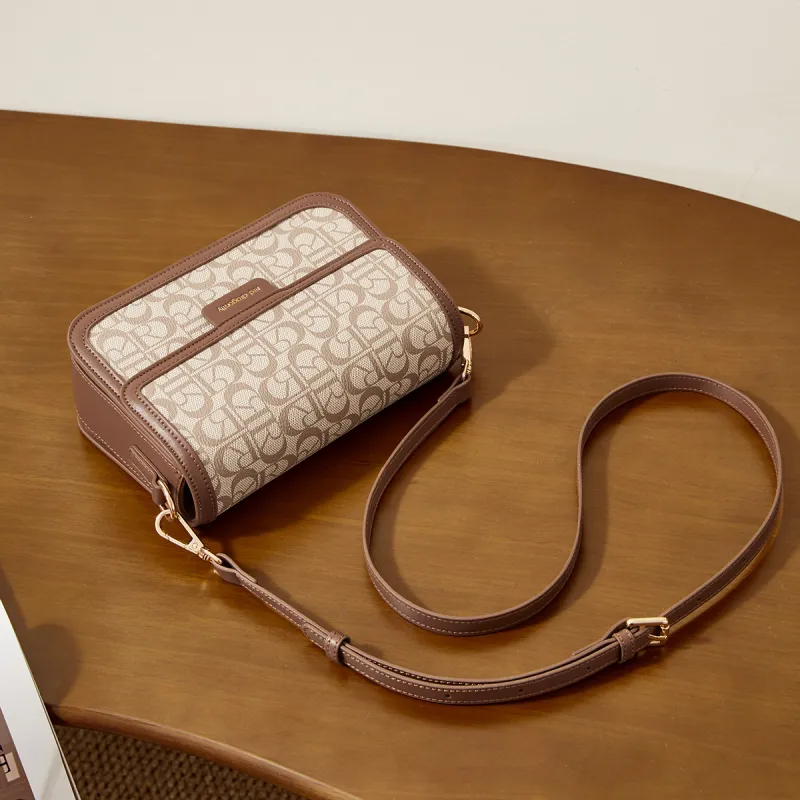 RED DRAGONFLY PVC Shoulder Bag Women's Milk Tea/Caramel-6