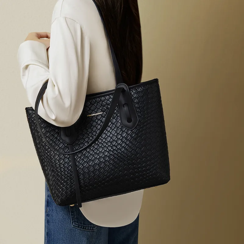 RED DRAGONFLY PVC Tote Commute Versatile Premium Minimalist Large Capacity Underarm Shoulder Bag Women's Multicolor-36