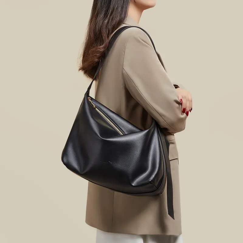 RED DRAGONFLY Cow Leather Tote Bag Shopping Bag Handbag Large Size Women's Brown/White/Black-15