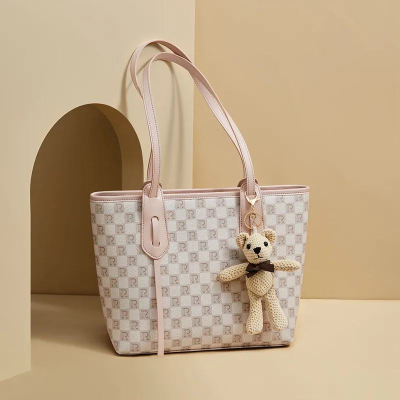 RED DRAGONFLY PVC Tote Commute Versatile Premium Minimalist Large Capacity Underarm Shoulder Bag Women's Multicolor-30