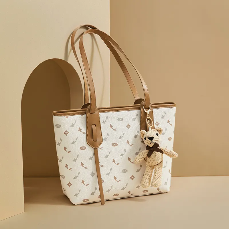 RED DRAGONFLY PVC Tote Commute Versatile Premium Minimalist Large Capacity Underarm Shoulder Bag Women's Multicolor-23
