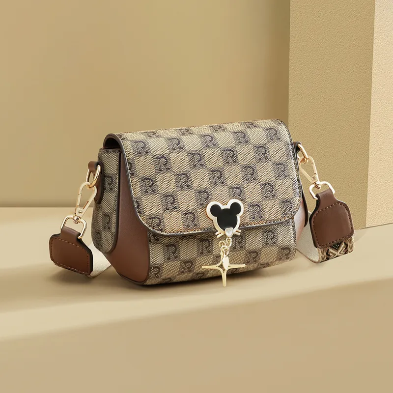 RED DRAGONFLY Pvc Crossbody Bag Women's Coffee-5