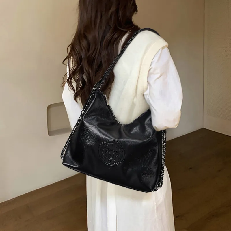 RED DRAGONFLY Polyurethane Synthetic Leather Backpack Shoulder Bag Regular Women's Ecru/Black/Brown-4