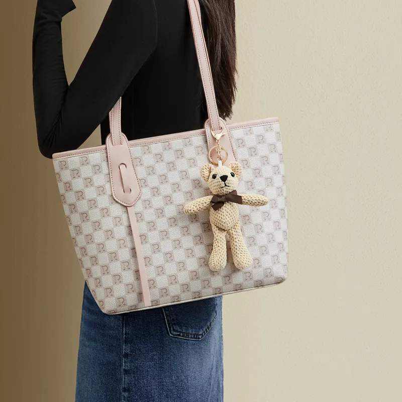 RED DRAGONFLY PVC Tote Commute Versatile Premium Minimalist Large Capacity Underarm Shoulder Bag Women's Multicolor-28