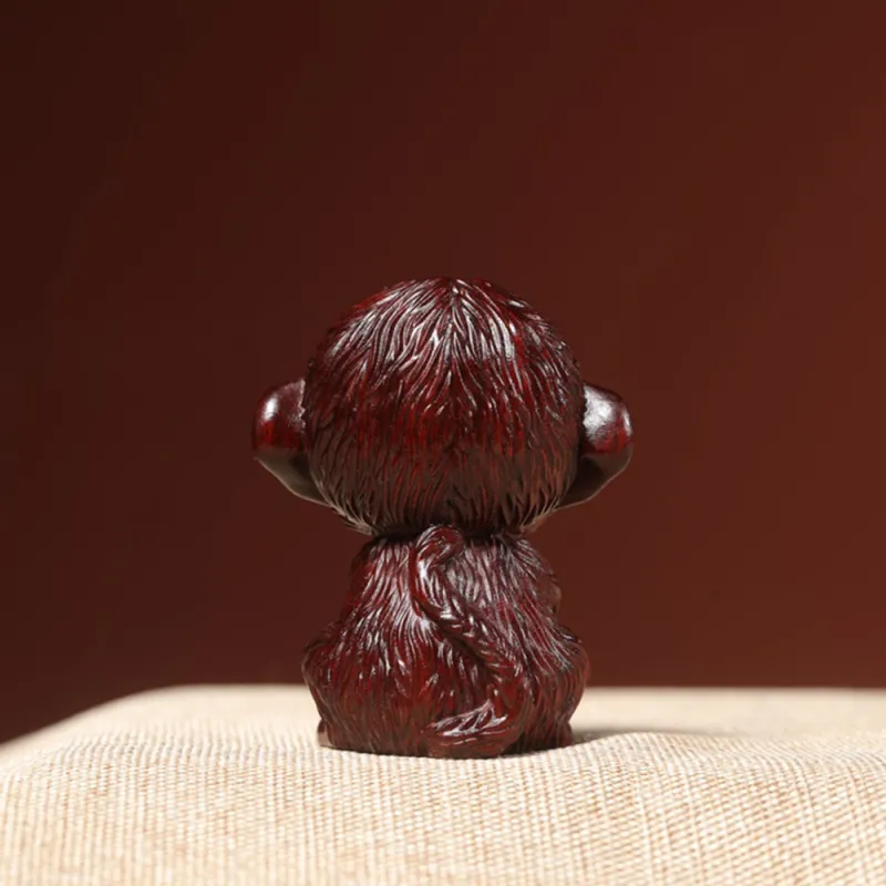 Finger Carpenter Green Sandalwood Wooden Ornaments Unisex-10