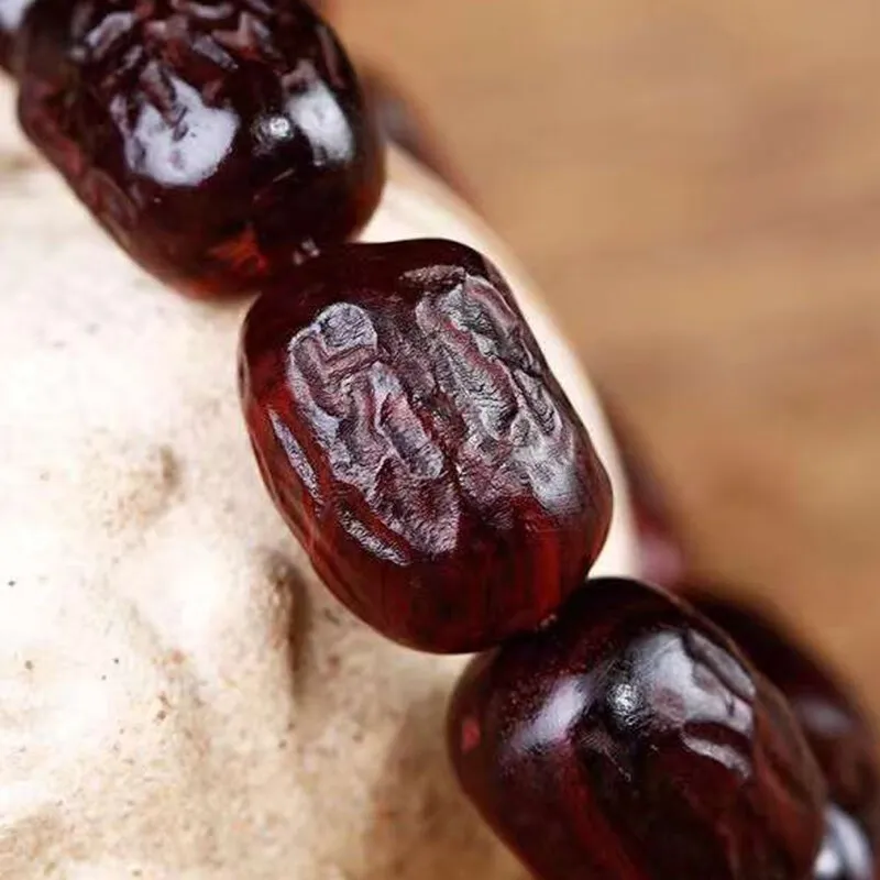 Finger Carpenter Small leaved Rosewood Bracelets Unisex-7