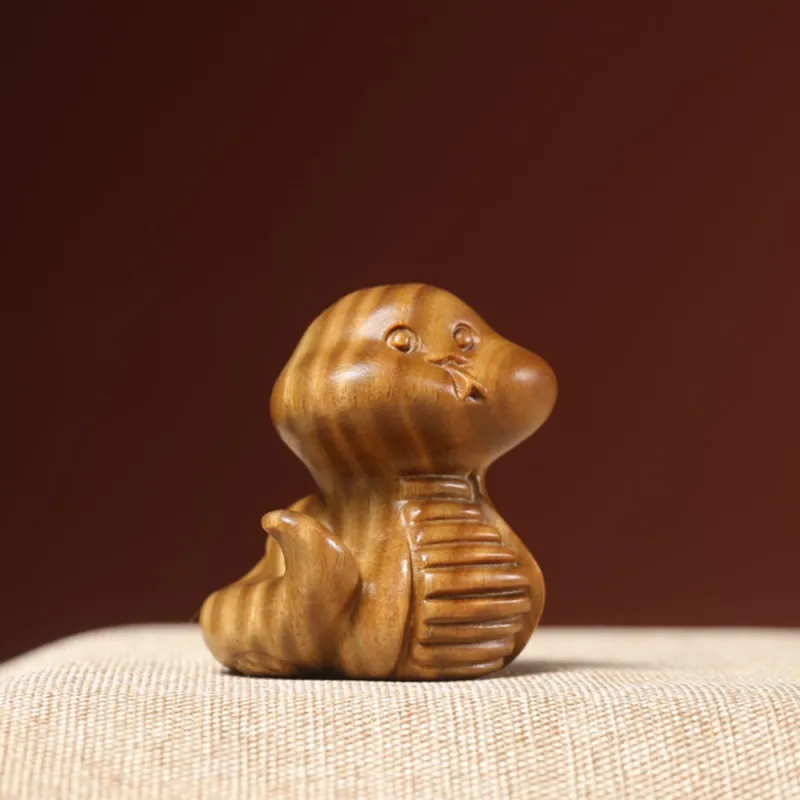 Finger Carpenter Green Sandalwood Wooden Ornaments Unisex-4