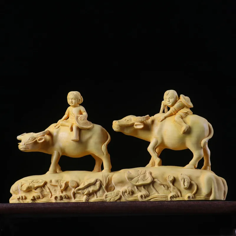 Finger Carpenter Boxwood Ornaments Unisex-1
