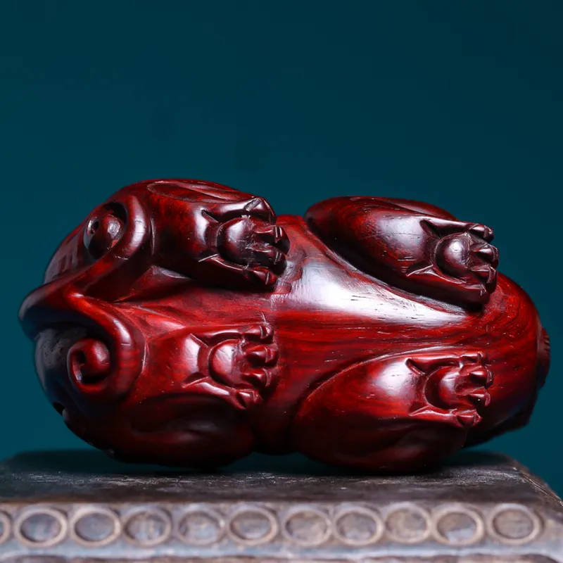 Finger Carpenter Small leaved Rosewood Handlebar Piece Unisex-5