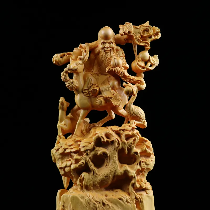 Finger Carpenter Boxwood Ornaments Unisex-2