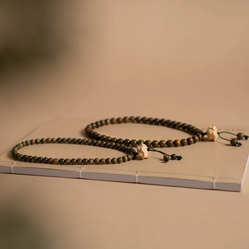 Finger Carpenter Green Sandalwood Bracelets Unisex-4