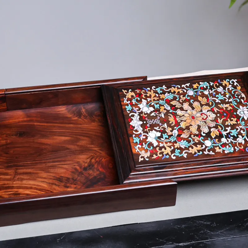 Finger Carpenter Siamese Rosewood Tea Box Unisex-4