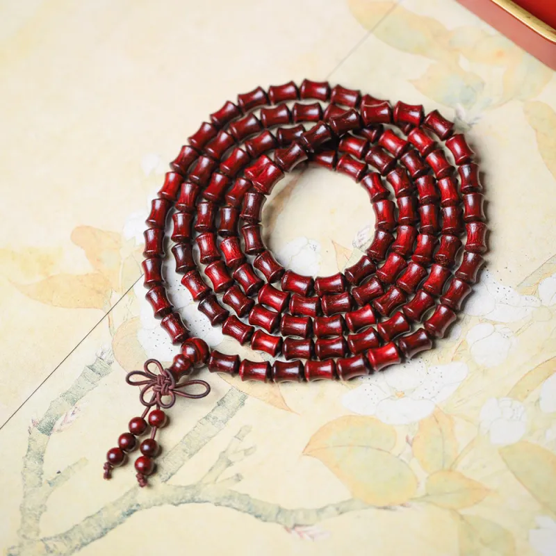 Finger Carpenter Small leaved Rosewood Wooden Bracelets Unisex-3
