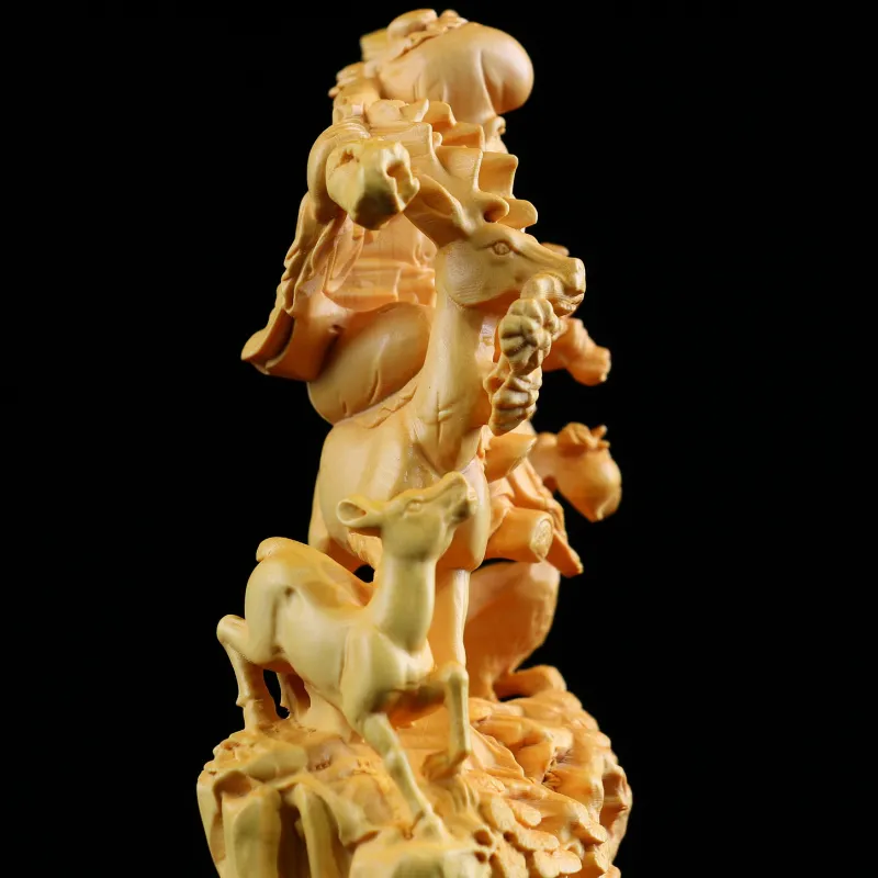 Finger Carpenter Boxwood Ornaments Unisex-3