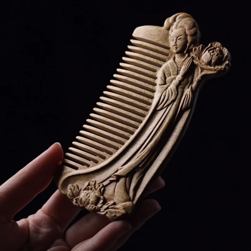 Finger Carpenter Phoebe Zhennan Wooden Comb Unisex-1