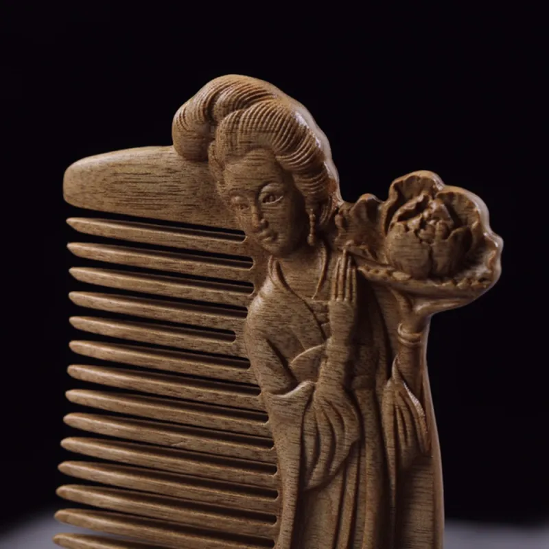 Finger Carpenter Phoebe Zhennan Wooden Comb Unisex-3