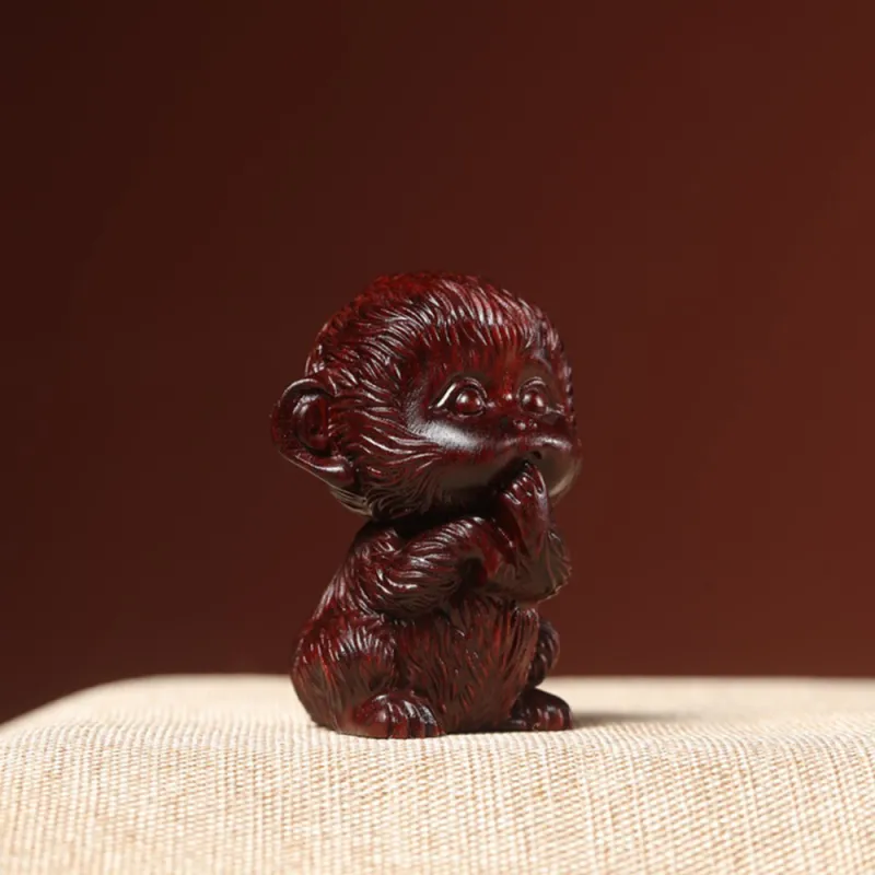 Finger Carpenter Green Sandalwood Wooden Ornaments Unisex-9
