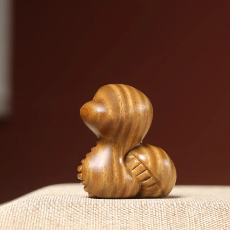 Finger Carpenter Green Sandalwood Wooden Ornaments Unisex-2