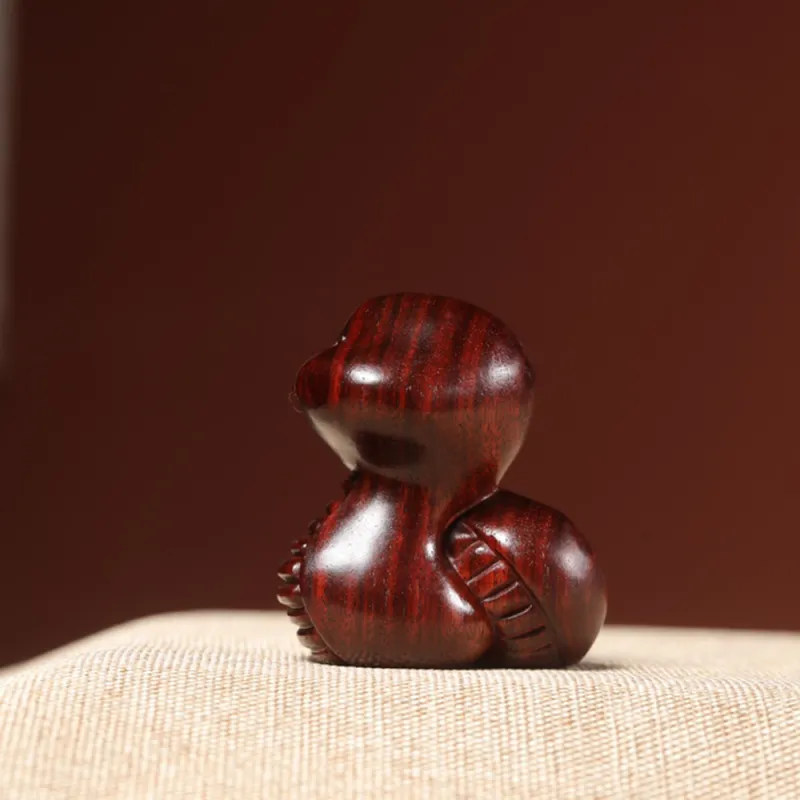 Finger Carpenter Green Sandalwood Wooden Ornaments Unisex-7