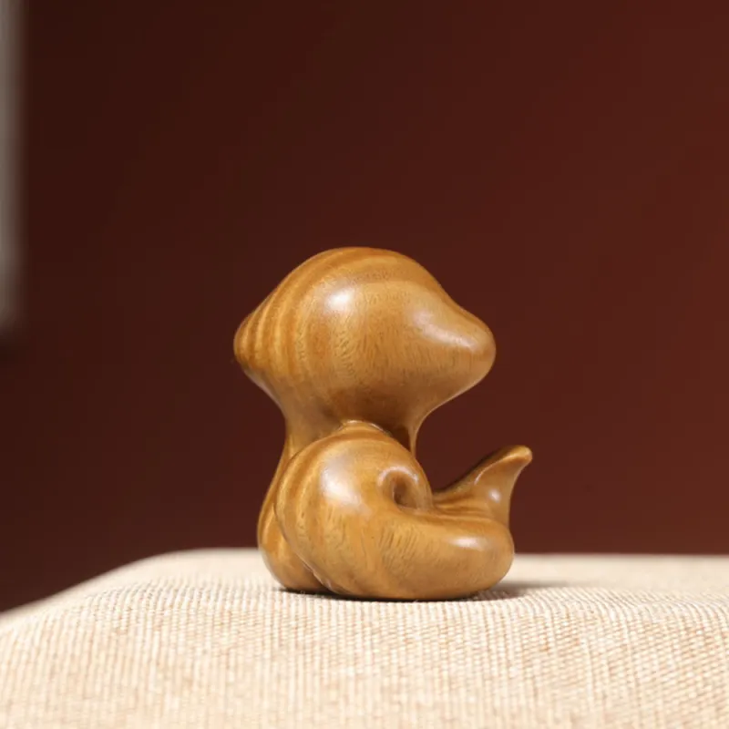 Finger Carpenter Green Sandalwood Wooden Ornaments Unisex-3