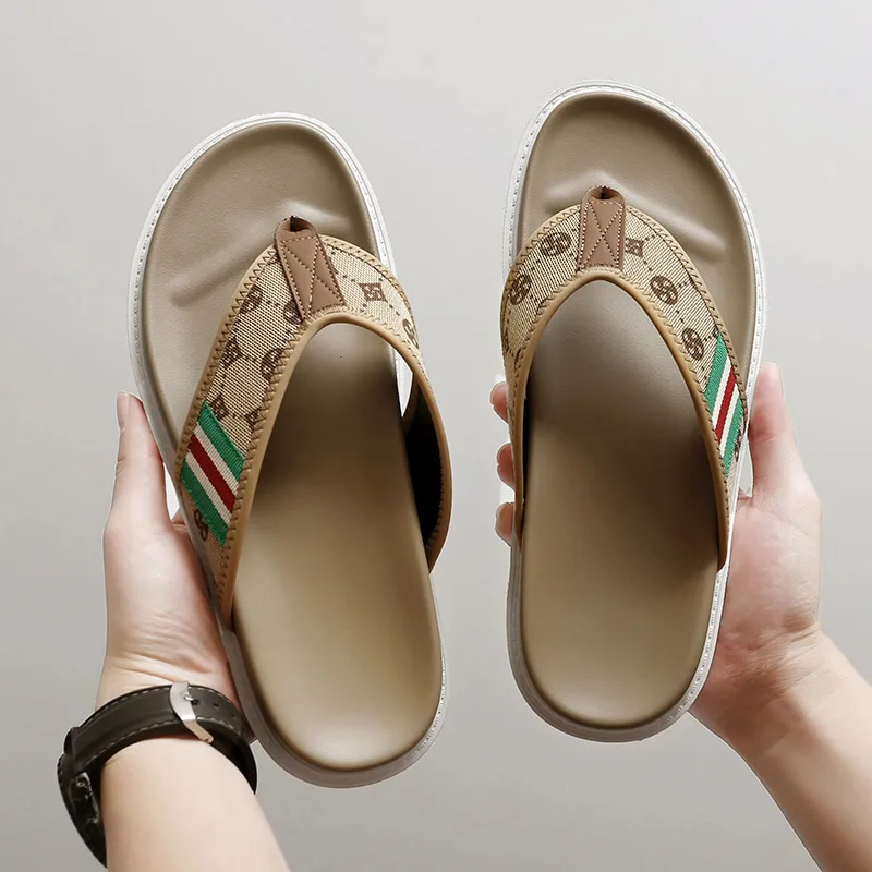 PEHL Rubber Sole Odor Resistant Abrasion Resistant Slip Resistant Quick Dry Flip Flops Men's-9