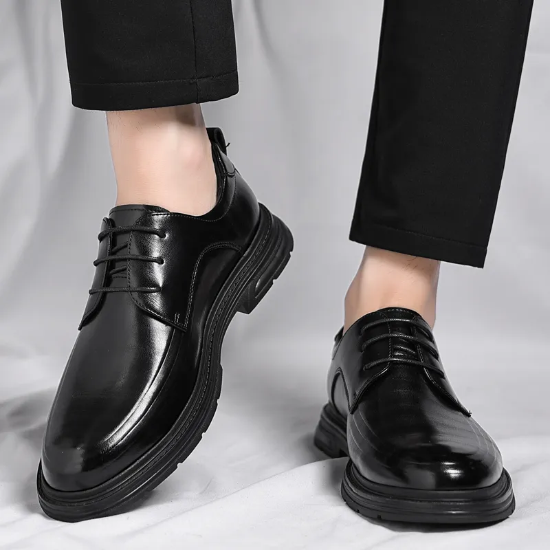 PEHL Dress Shoes Men Low Top-5
