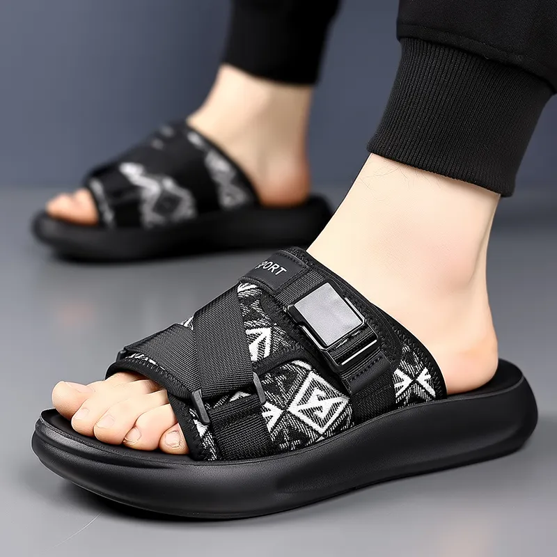 PEHL Cut Out Abrasion Resistant Slide Slippers Men's-2