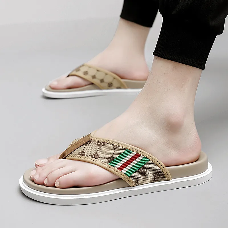 PEHL Rubber Sole Odor Resistant Abrasion Resistant Slip Resistant Quick Dry Flip Flops Men's-13