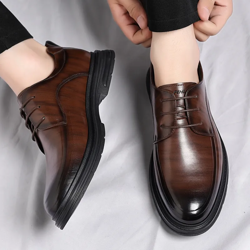 PEHL Dress Shoes Men Low Top-8