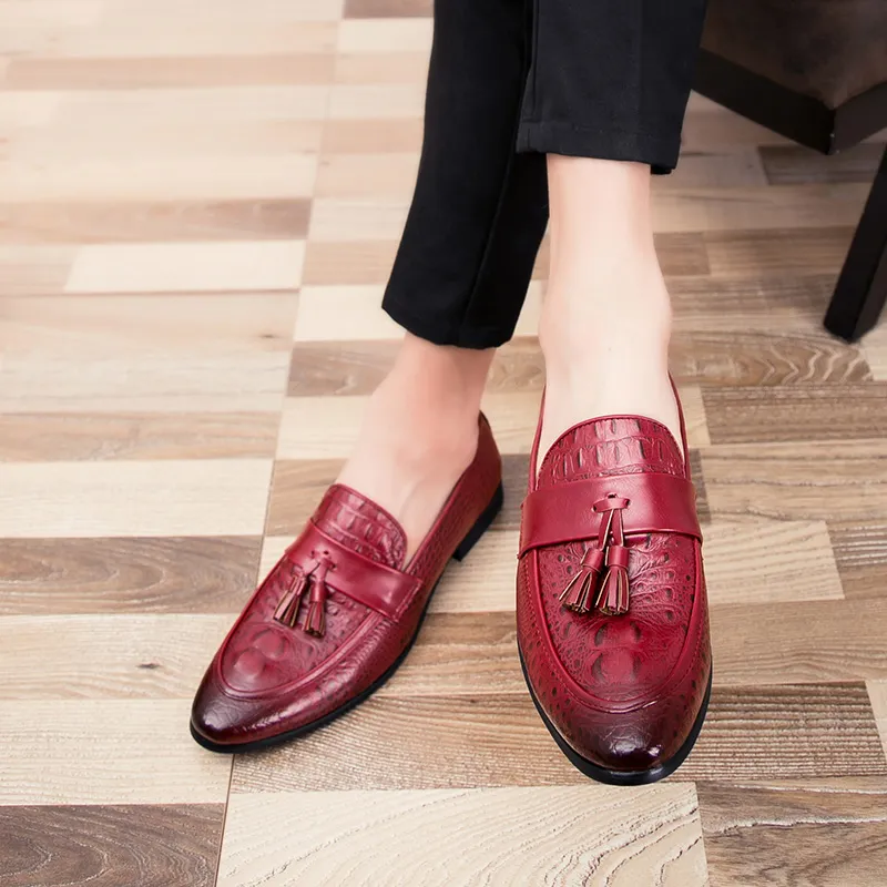 PEHL Loafers Men Black/Red-7