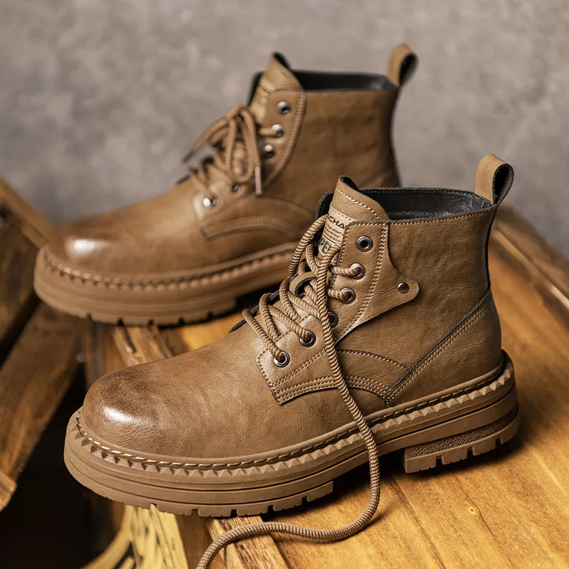 PEHL Martin Boots Men Black/Brown-6