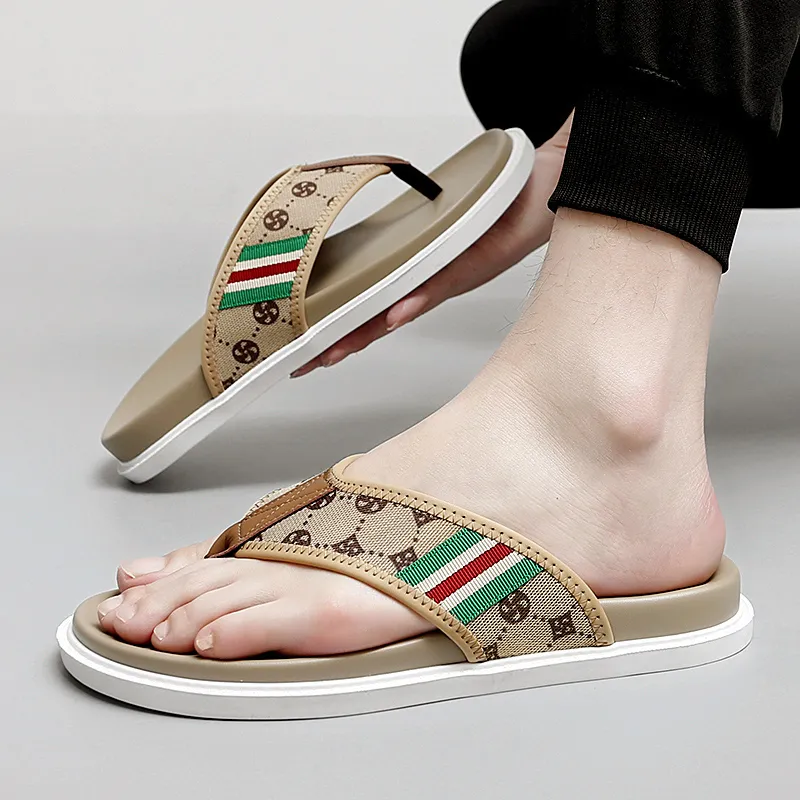 PEHL Rubber Sole Odor Resistant Abrasion Resistant Slip Resistant Quick Dry Flip Flops Men's-10