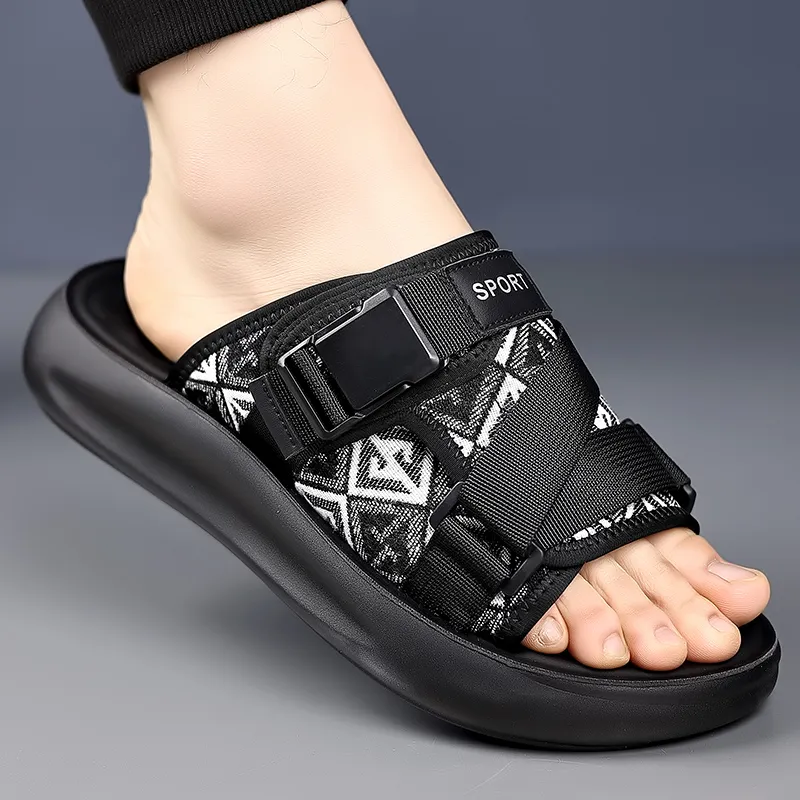 PEHL Cut Out Abrasion Resistant Slide Slippers Men's-5