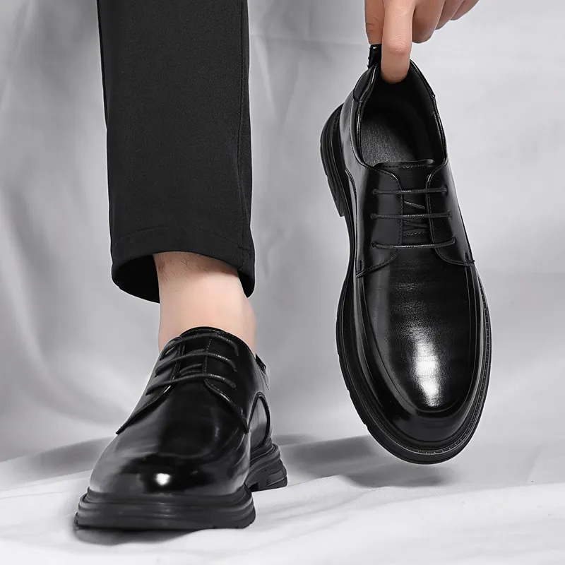 PEHL Dress Shoes Men Low Top-3