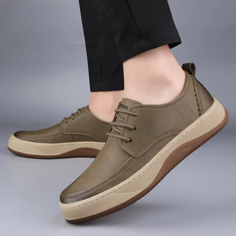 PEHL Slip Resistant Low Top Skateboard Shoes Men's-7