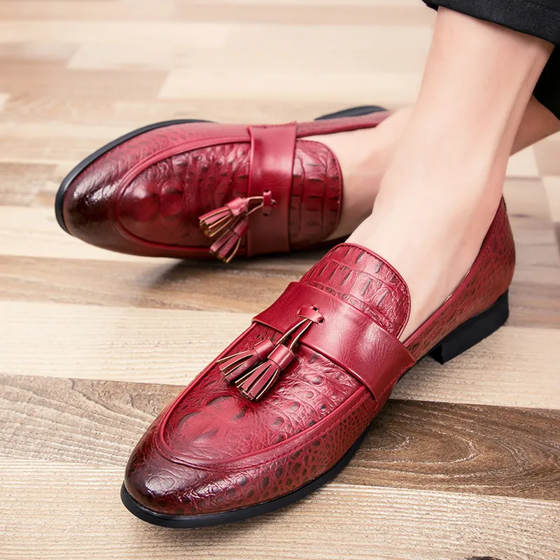 PEHL Loafers Men Black/Red-8
