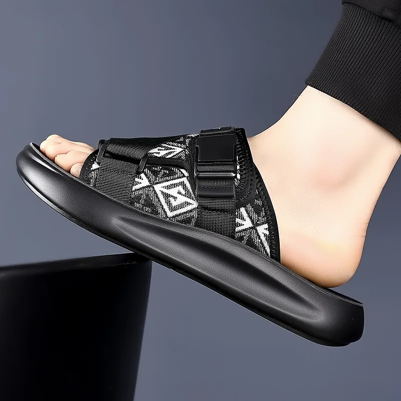 PEHL Cut Out Abrasion Resistant Slide Slippers Men's-4