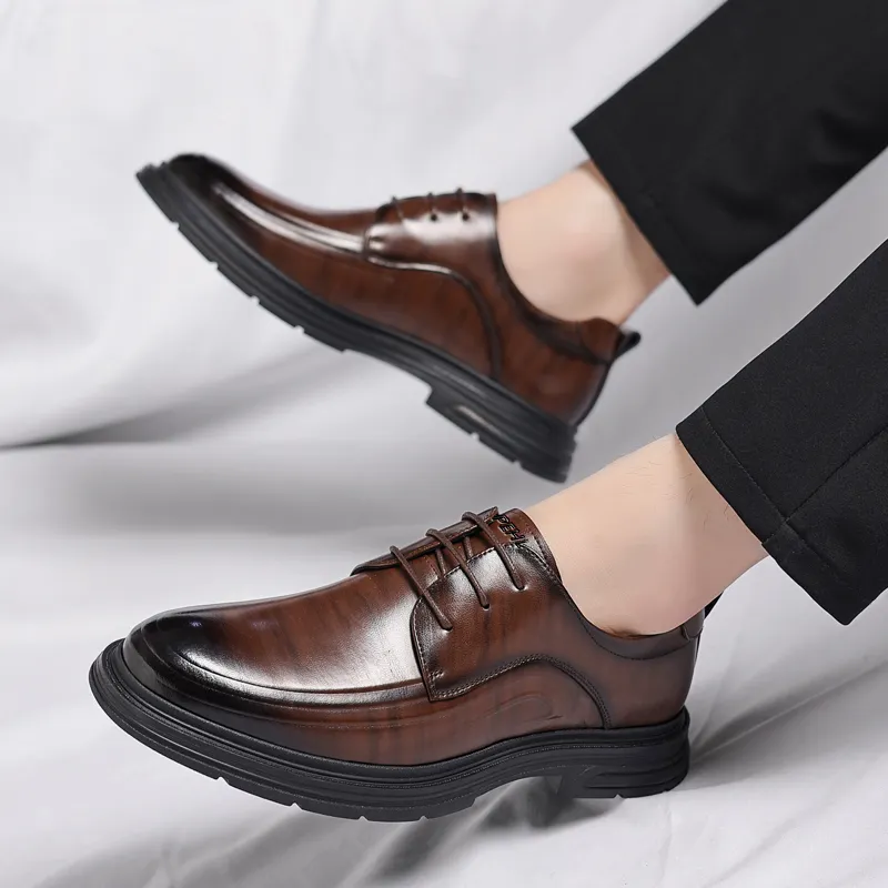 PEHL Dress Shoes Men Low Top-7