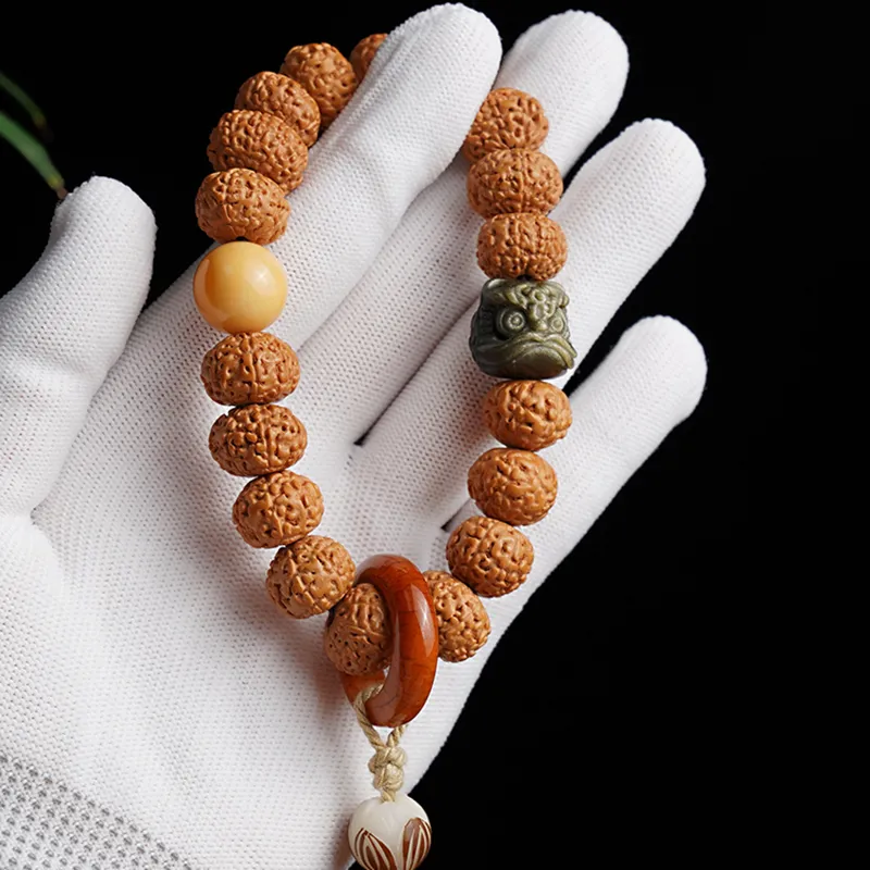 Xifeng Building King Kong Bodhi Seeds Bracelets Unisex-3