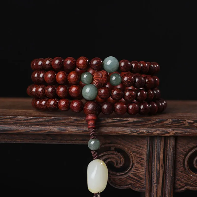 Xifeng Building Rosewood Bracelets Unisex-2