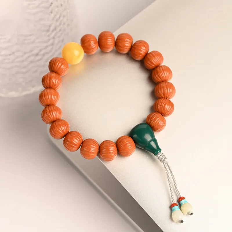 Xifeng Building Monkey Head Walnut Bracelets Unisex-1