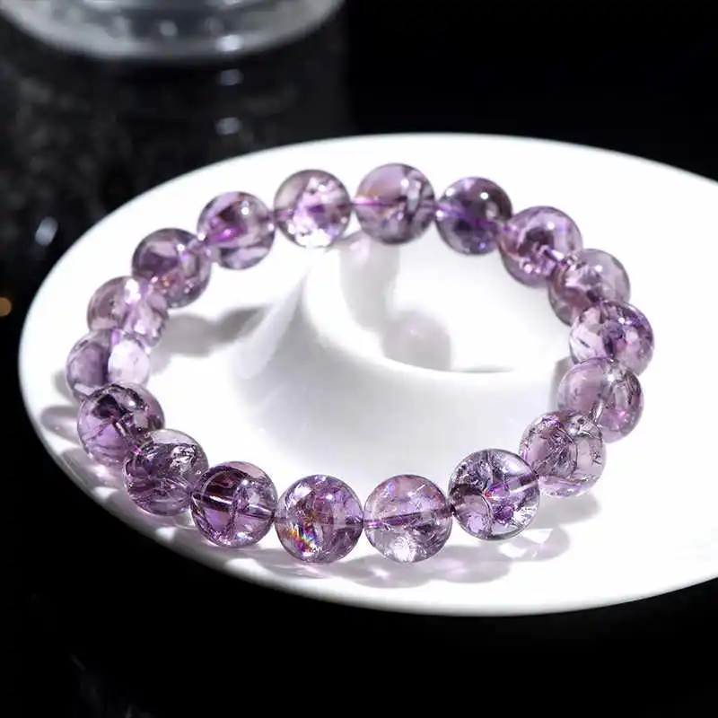 Xifeng Building Crystal Beaded Bracelet #Good Luck Unisex-1