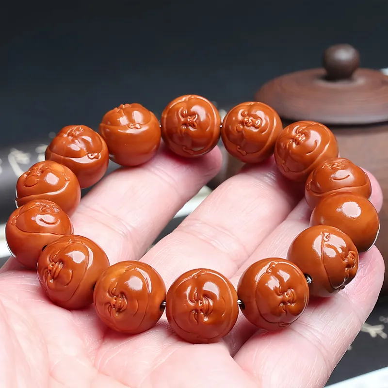 Xifeng Building Olive Pit Bracelets Unisex-4