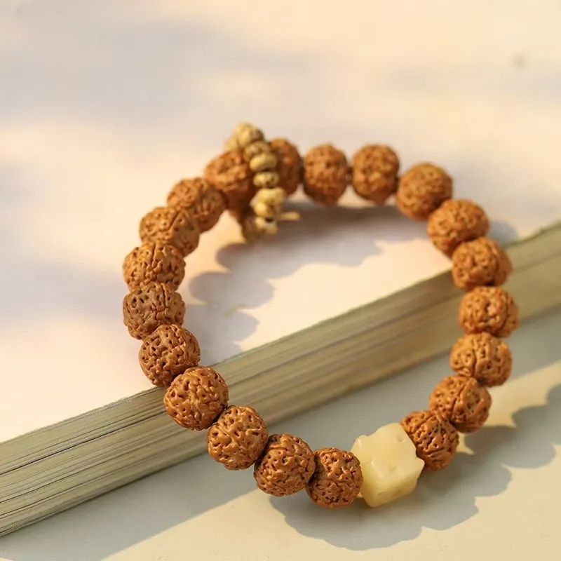 Xifeng Building King Kong Bodhi Seeds Bracelets Unisex-2