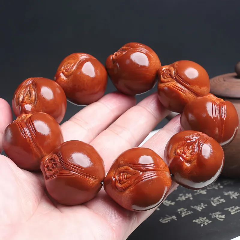 Xifeng Building Olive Pit Bracelets Unisex-3